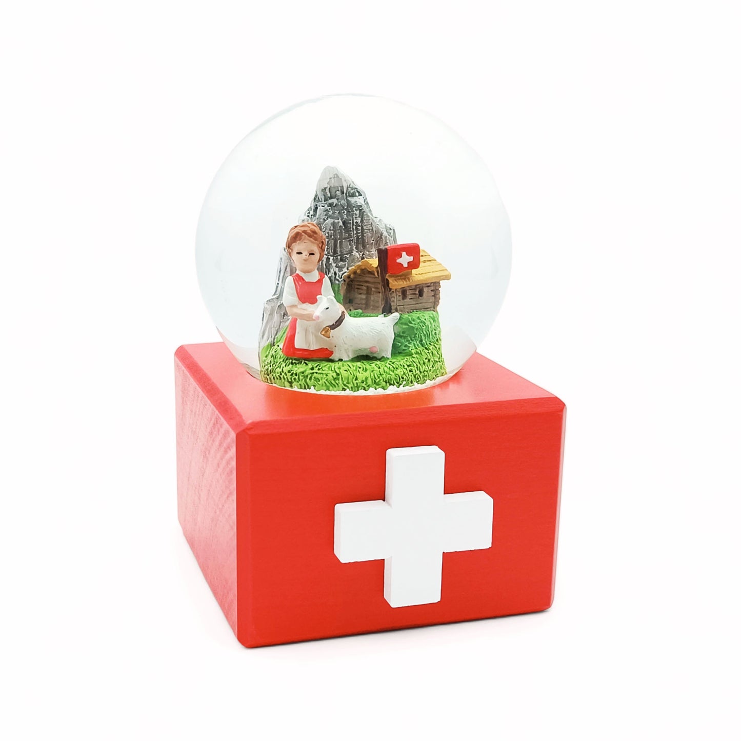 Schneekugeln Würfel- Swiss Souvenirs-Souvenir-Atelier Passage-Heidi+Geiss-Gross 65x65x100mm-swiss made