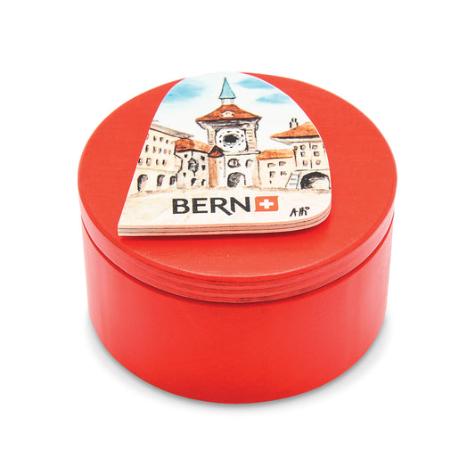 Schmuckdose rund-Souvenir-Atelier Passage-swiss made