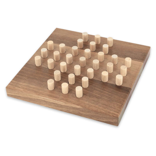 Solitaire Nussbaum-Spiele-Atelier Passage-Holzspielzeuge-Nussbaum-swiss made