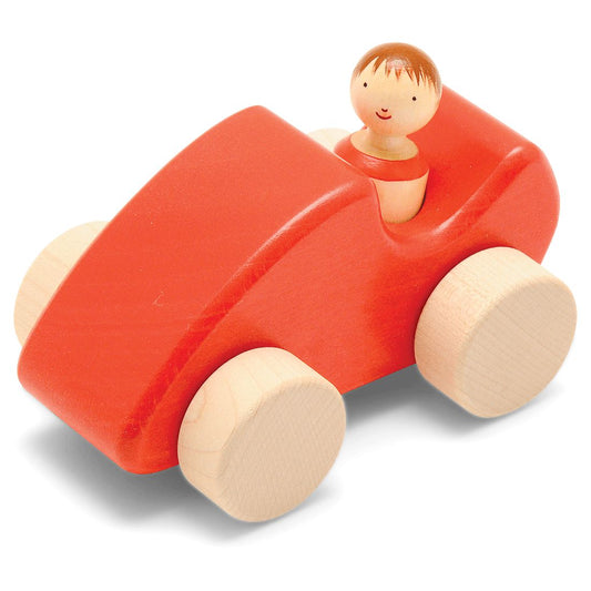 Auto City farbig-Fahrzeuge und Verkehr-Atelier Passage-Holzspielzeuge-Rot-swiss made