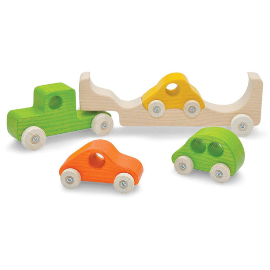Auto-Transporter-Fahrzeuge und Verkehr-Atelier Passage-Holzspielzeuge-swiss made