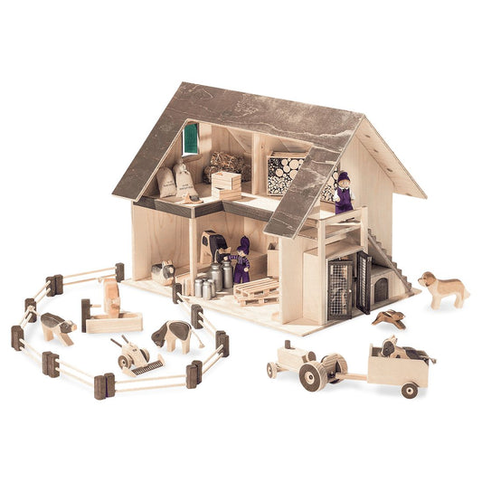 Bauernhaus Blitzloch-Landwirtschaft-Atelier Passage-Holzspielzeuge-swiss made