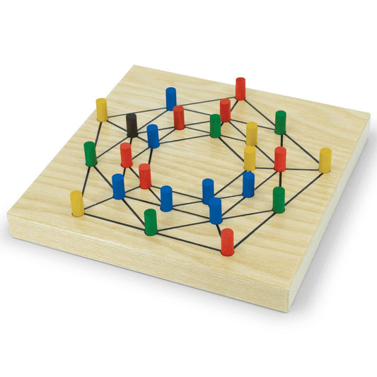 Familienmühlespiel-Spiele-Atelier Passage-Holzspielzeuge-swiss made