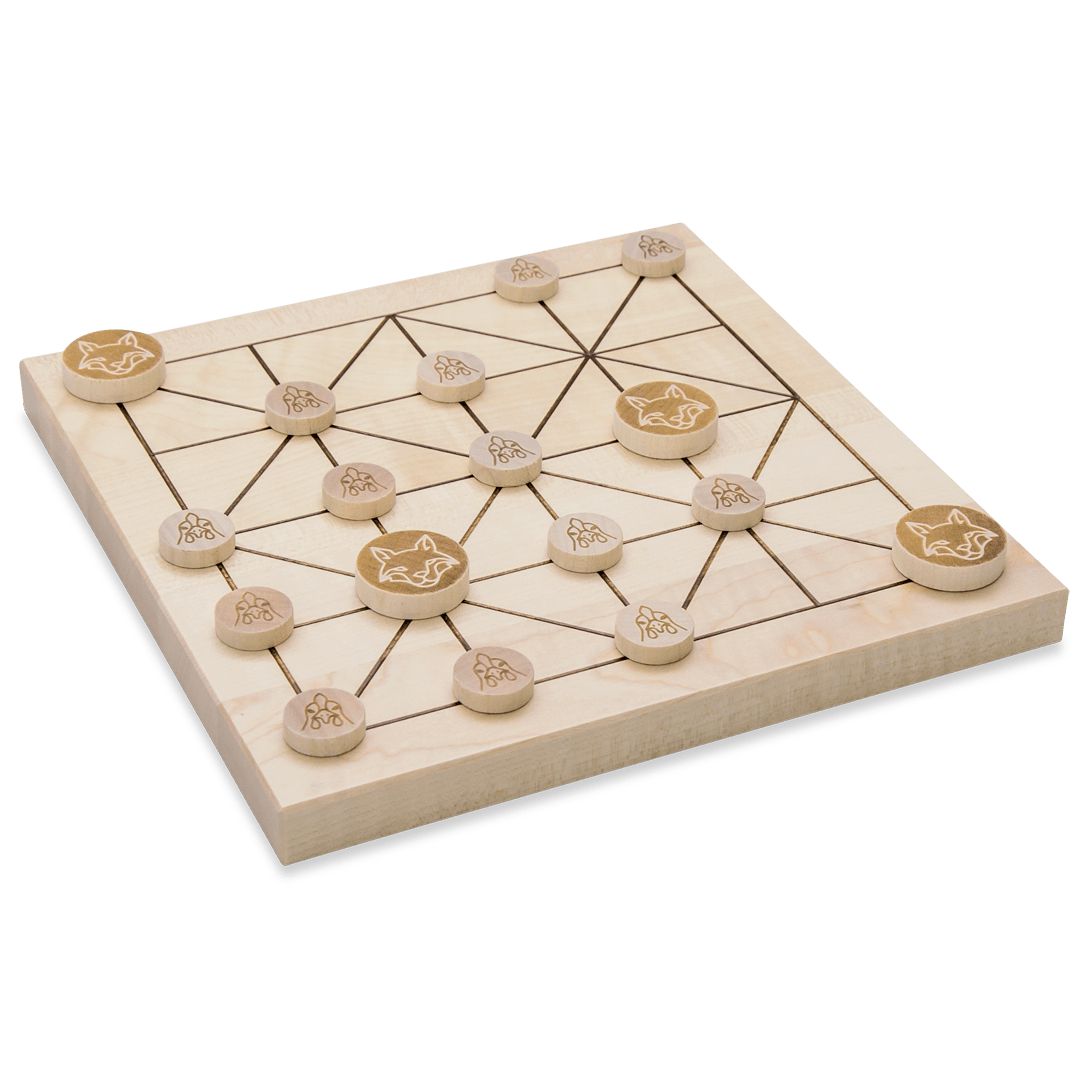 Fuchs im Hühnerstall-Spiele-Atelier Passage-Holzspielzeuge-swiss made