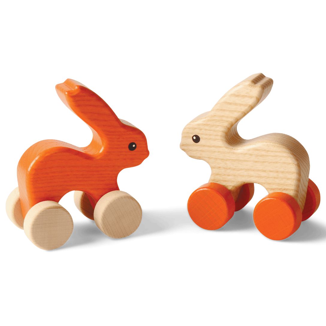 Hase-Greiflinge-Atelier Passage-Holzspielzeuge-swiss made