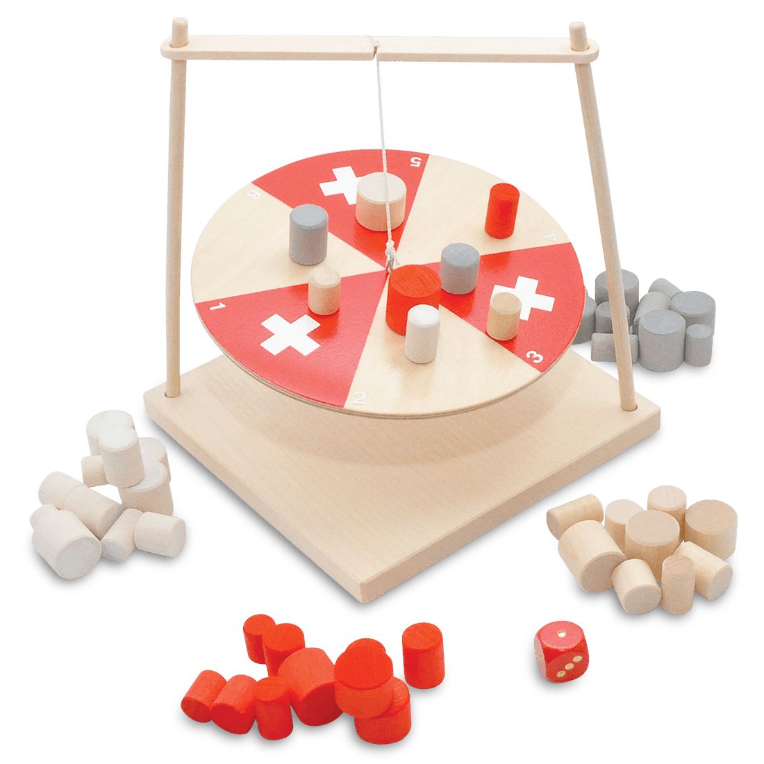 Hochstapler-Spiele-Atelier Passage-Holzspielzeuge-Swiss-swiss made