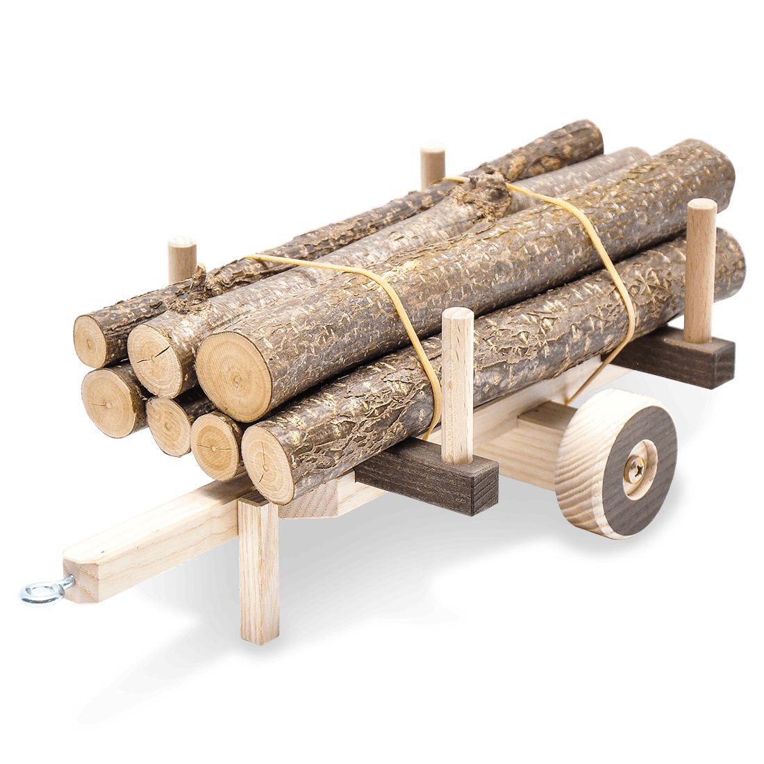 Langholzanhänger-Landwirtschaft-Atelier Passage-Holzspielzeuge-swiss made