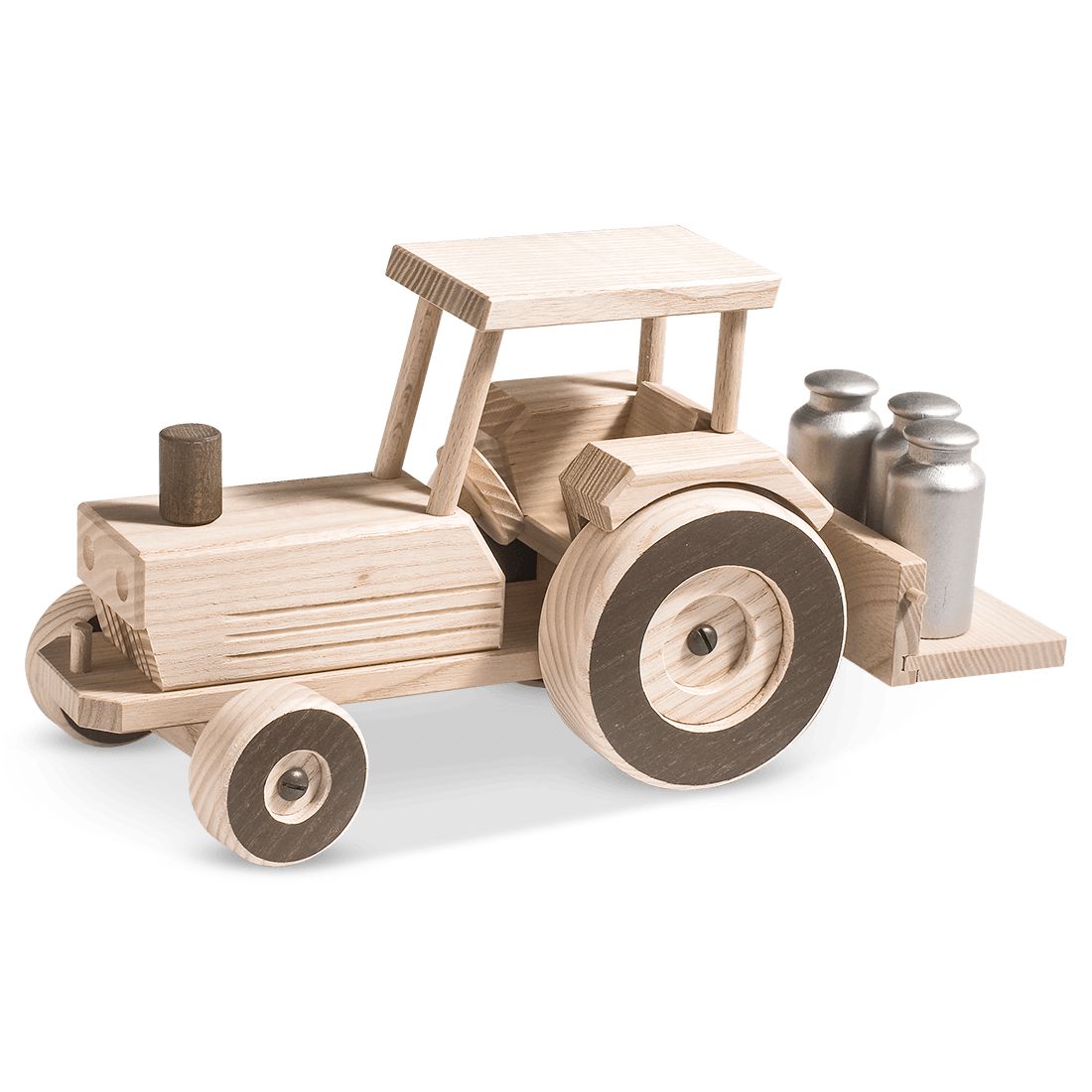 Milchkanne gross-Landwirtschaft-Atelier Passage-Holzspielzeuge-swiss made