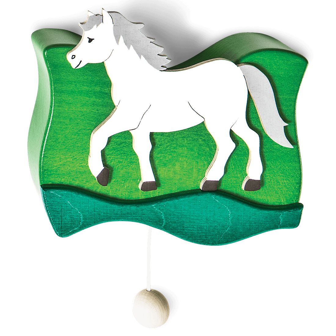 Pferd-Fürs Kinderzimmer-Atelier Passage-Holzspielzeuge-swiss made