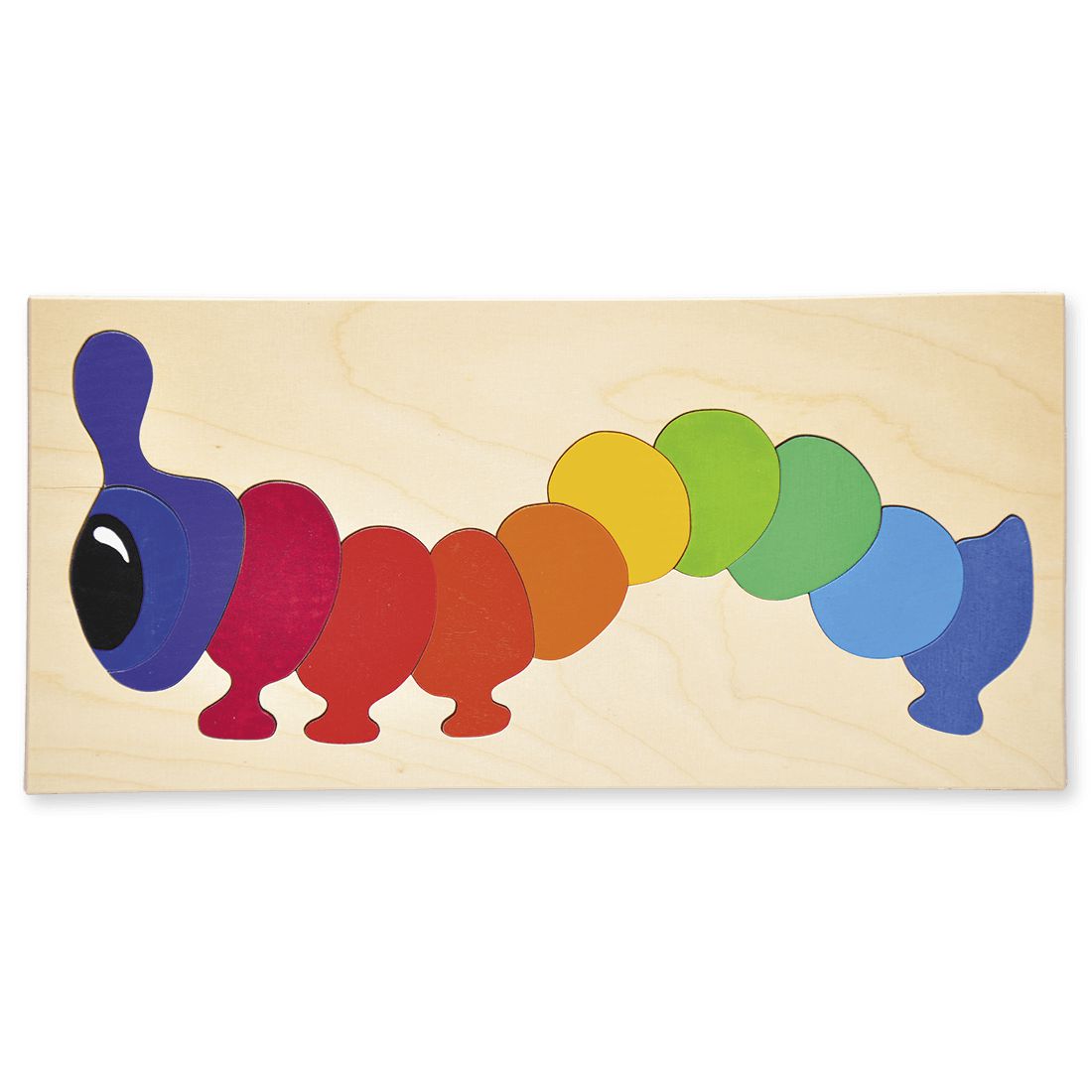 Raupe-Puzzle-Atelier Passage-Holzspielzeuge-swiss made