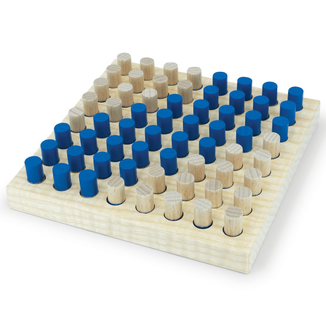 Reversi-Spiele-Atelier Passage-Holzspielzeuge-Blau-swiss made