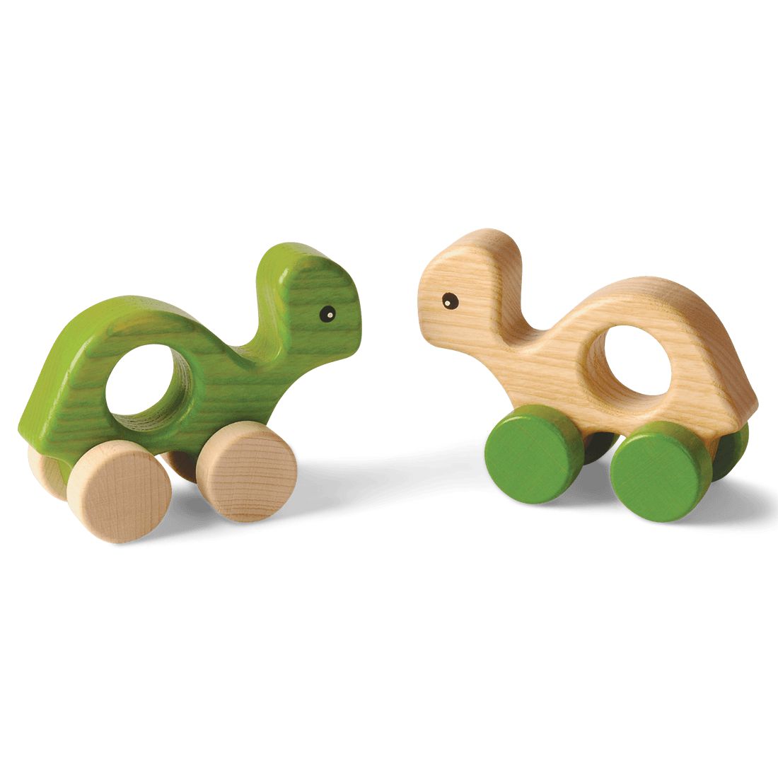 Schildkröte-Greiflinge-Atelier Passage-Holzspielzeuge-swiss made