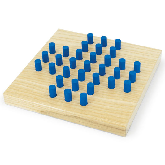 Solitaire farbig-Spiele-Atelier Passage-Holzspielzeuge-Blau-swiss made