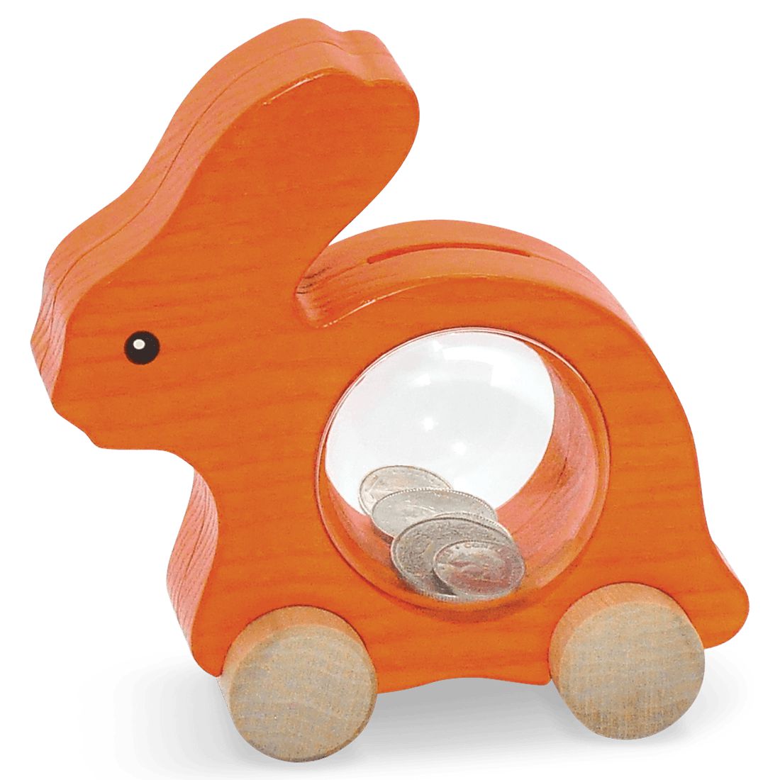 Spardose Hase-Fürs Kinderzimmer-Atelier Passage-Holzspielzeuge-swiss made