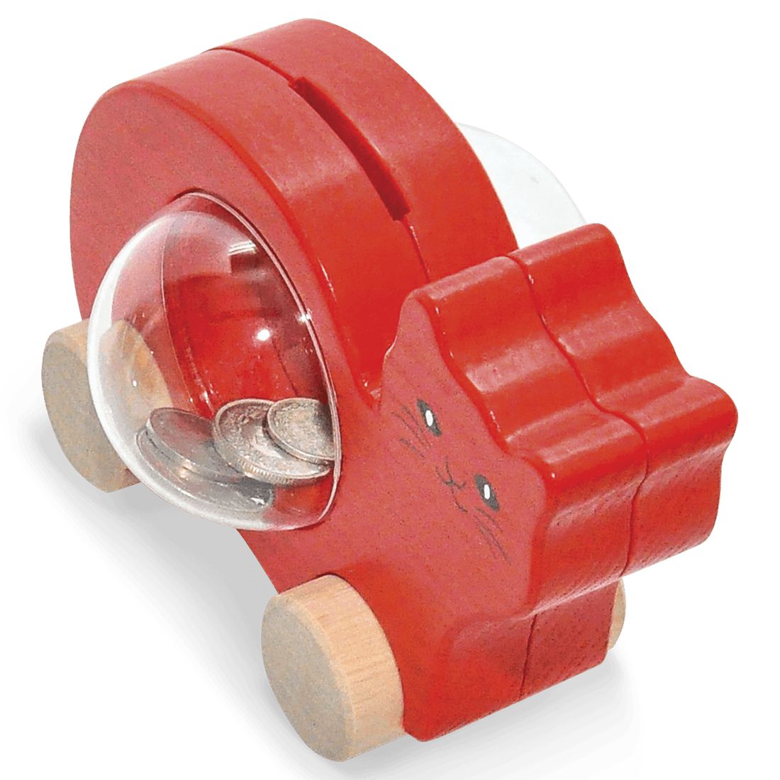 Spardose Katze-Fürs Kinderzimmer-Atelier Passage-Holzspielzeuge-swiss made