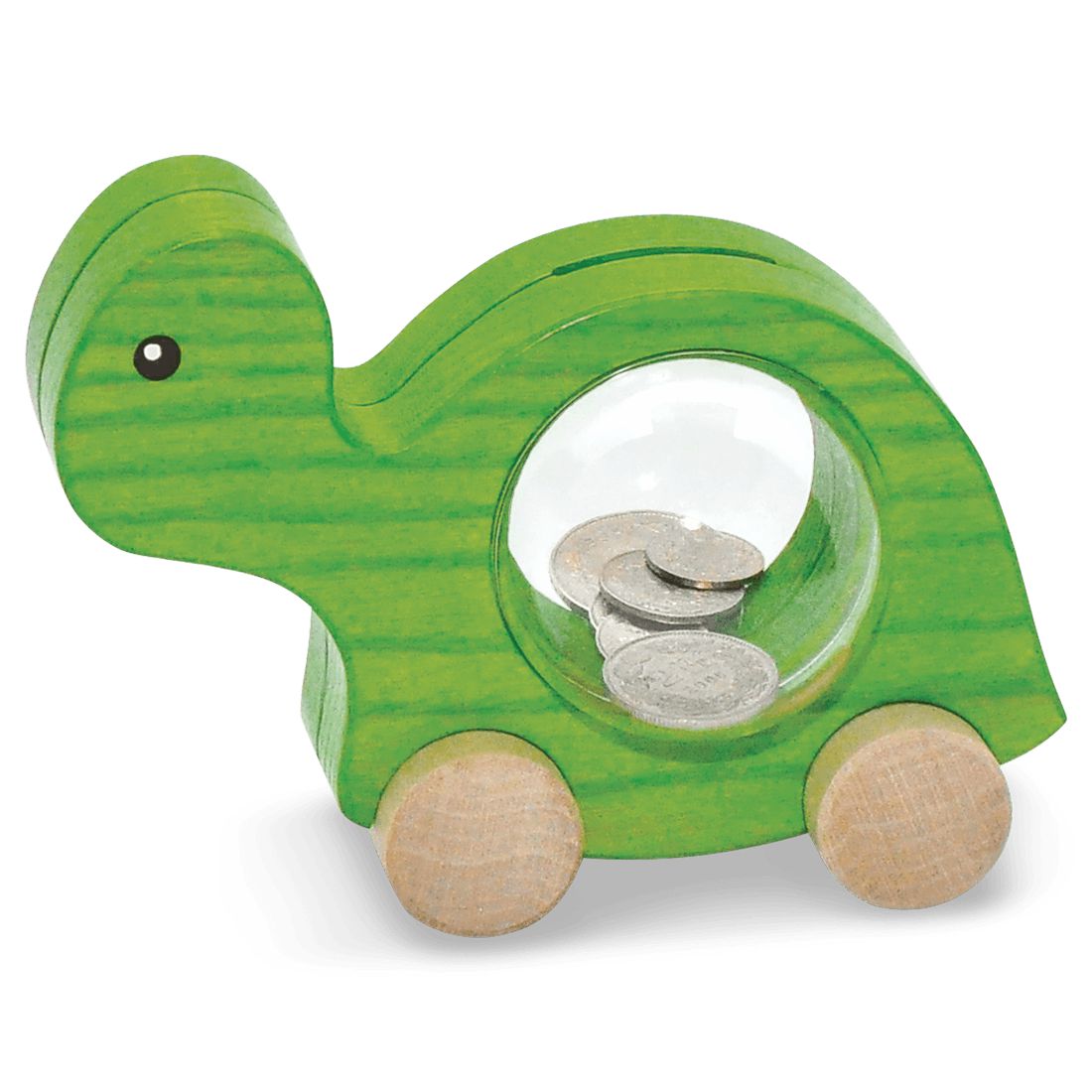 Spardose Schildkröte-Fürs Kinderzimmer-Atelier Passage-Holzspielzeuge-swiss made