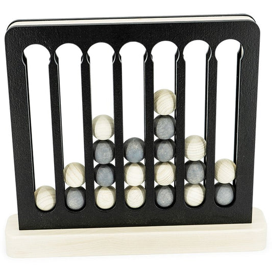 Vier gewinnt - Brettspiele aus Holz - swiss made - Holzspielzeug-Spiele-Atelier Passage-swiss made