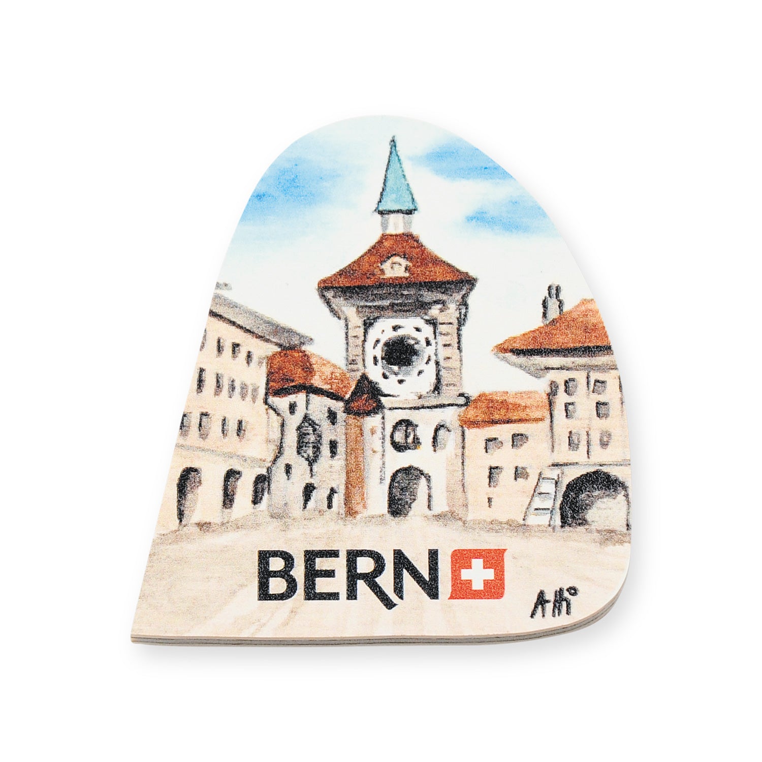 Magnet Sujet-Souvenir-Atelier Passage-Bern Zytglogge-swiss made