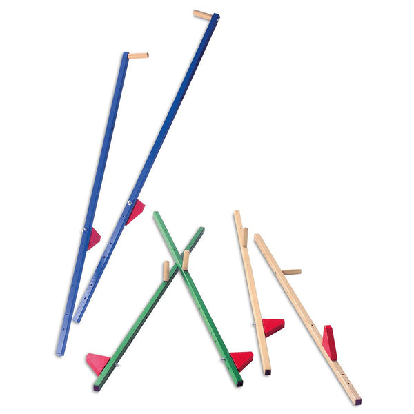 Stelzen kurz für Kinder aus Schweizer Holz-Diverse Spielsachen-Atelier Passage-swiss made