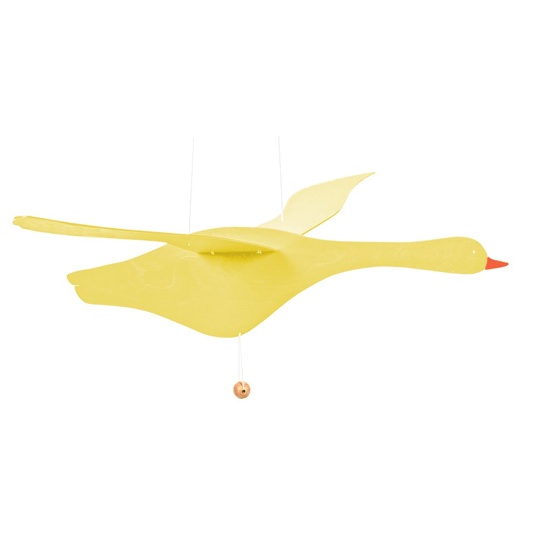 Vogel-Fürs Kinderzimmer-Atelier Passage-Holzspielzeuge-Gelb-swiss made